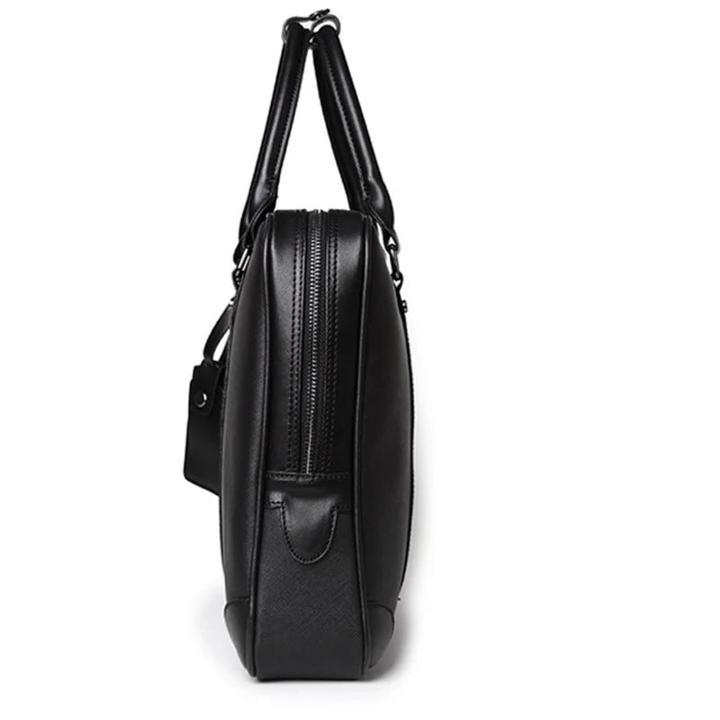 New Men Messenger Computer Bag Man 14-inch Leather Laptop Briefcase Handbag Single Bolso Bags Bandolera Hombre Sac Homme Women