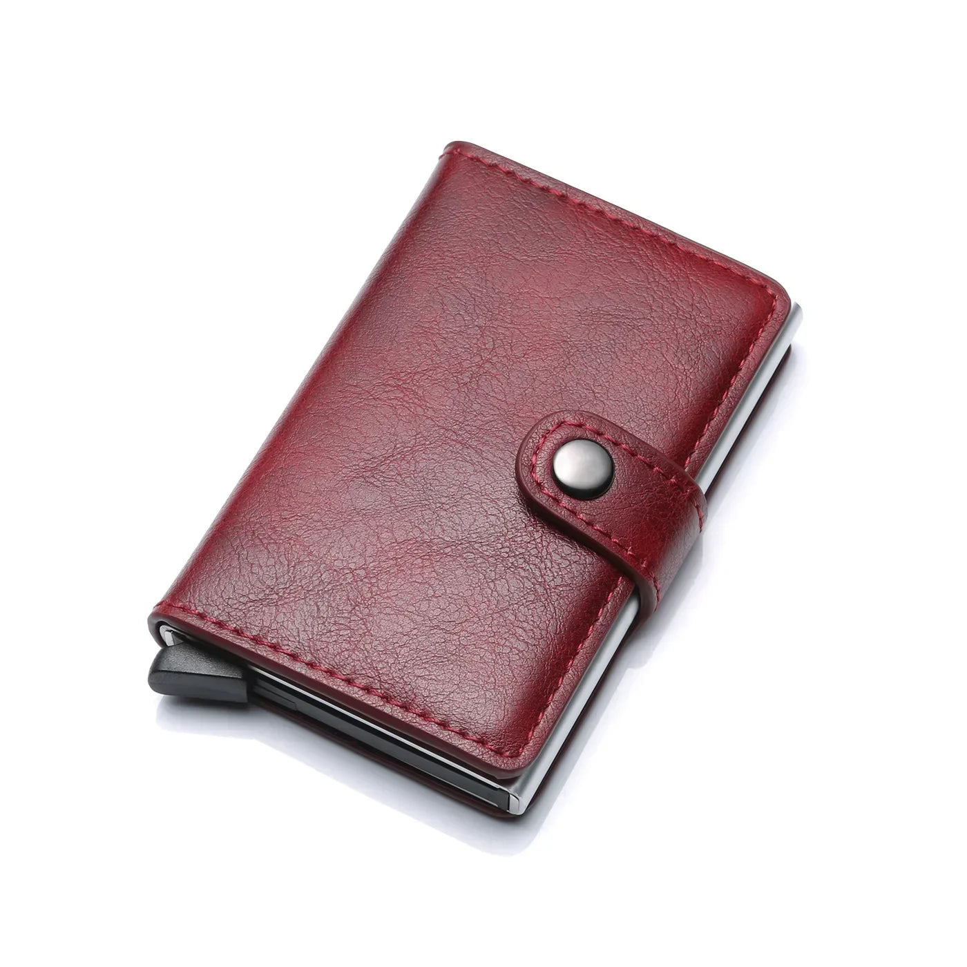 Business Credit Card Holders Leather Men Wallets Rfid Bank Cardholder Case Men VIsit Card Box Anti-theft Wallets Accessories