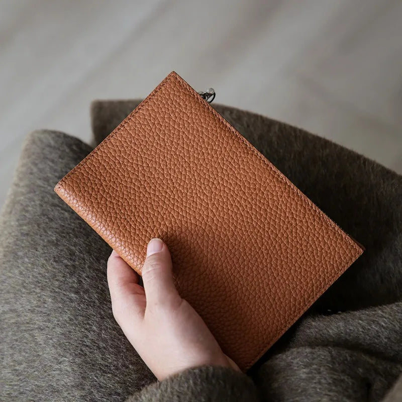 Leather Passport Holder Cover Case