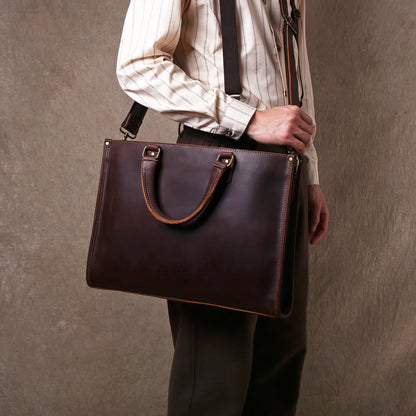 Original Ultra-High Quality Men's Leather Hand Bag