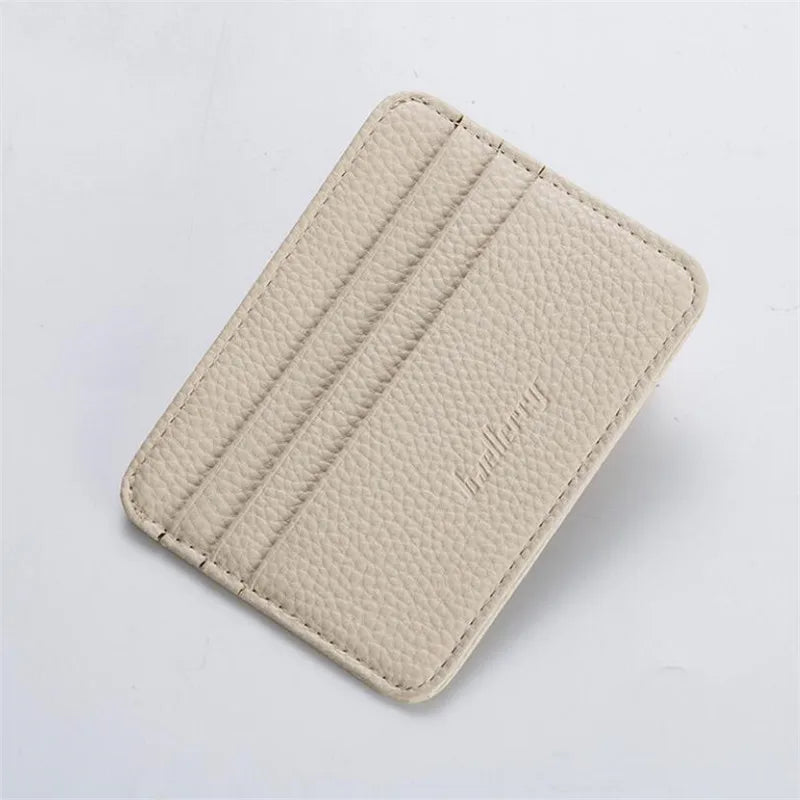 Fashion Slim Minimalist Wallet Leather Credit Card Holder