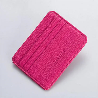 Fashion Slim Minimalist Wallet Leather Credit Card Holder