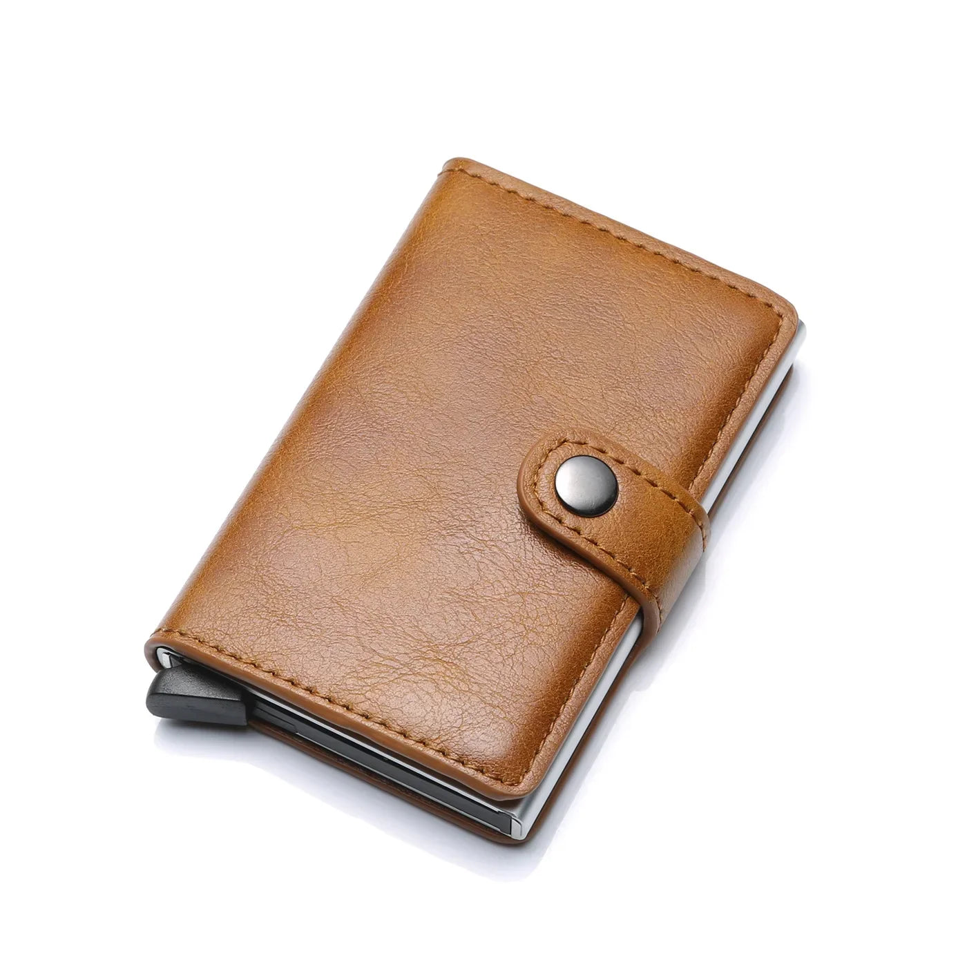 Business Credit Card Holders Leather Men Wallets Rfid Bank Cardholder Case Men VIsit Card Box Anti-theft Wallets Accessories