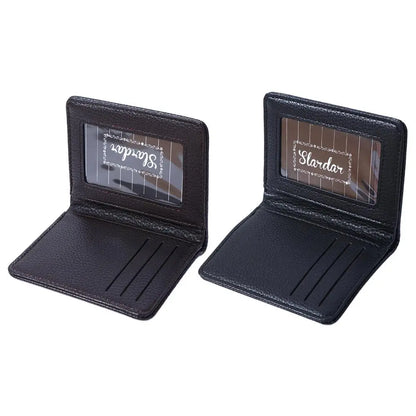 Ultra-thin Fashion PU Leather Mini Money Bag Credit Card Bag Cash Clip ID Card cover Men Wallet Coin Purse Business Card Holder