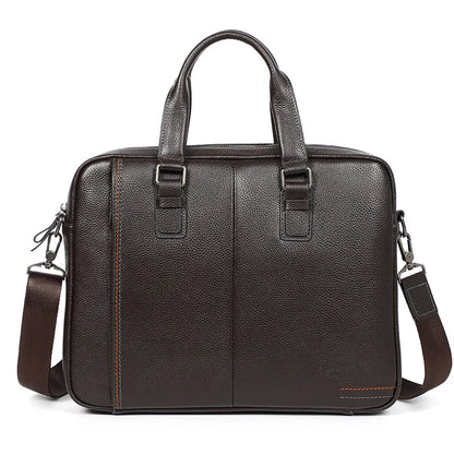 Handbags For Men Laptop With Shoulder Korean Version Fashionable Recreational Slanting Men Bags Briefcase Computer Bag Leather