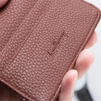 Fashion Slim Minimalist Wallet Leather Credit Card Holder