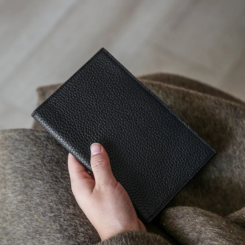 Leather Passport Holder Cover Case