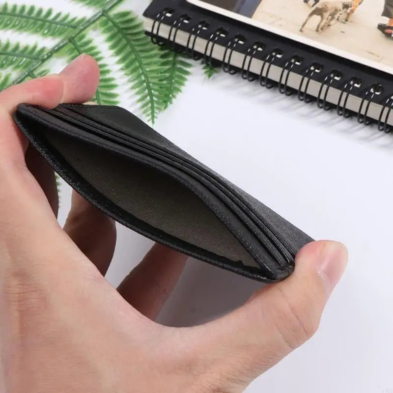 Leather Card Holder RFID Blocking for Case for Men & Women