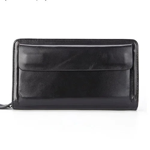 Business Genuine Leather Clutch Wallet  Large Size