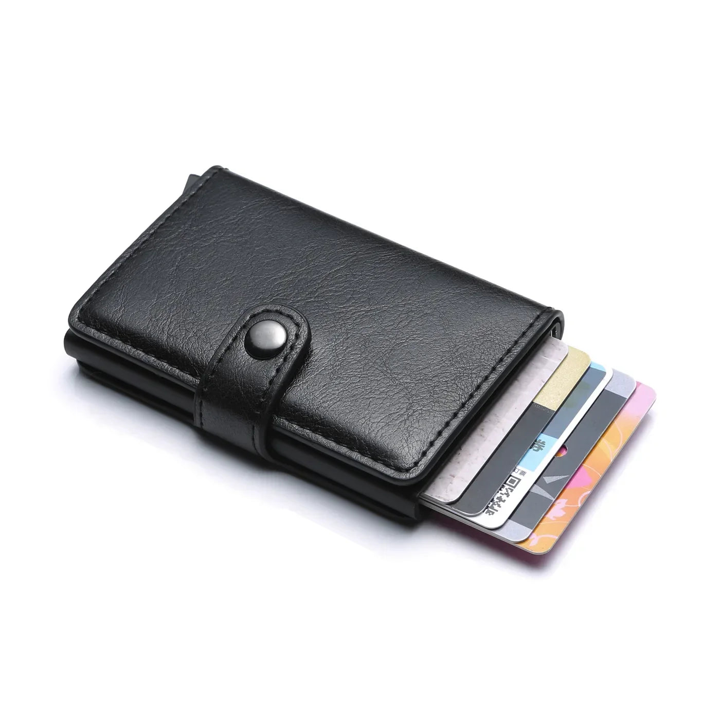 Business Credit Card Holders Leather Men Wallets Rfid Bank Cardholder Case Men VIsit Card Box Anti-theft Wallets Accessories