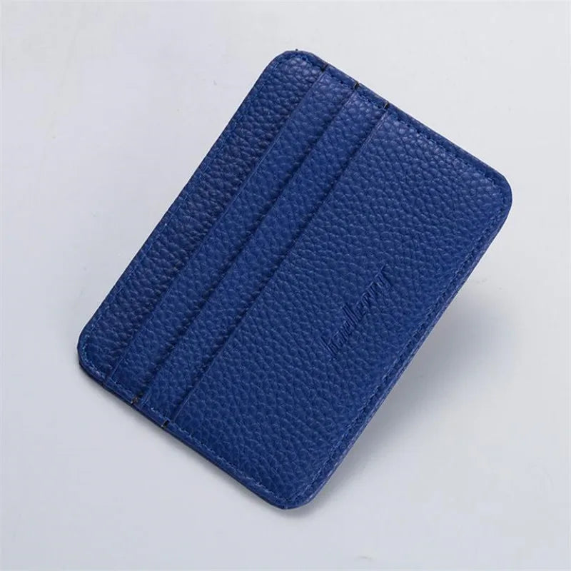 Fashion Slim Minimalist Wallet Leather Credit Card Holder