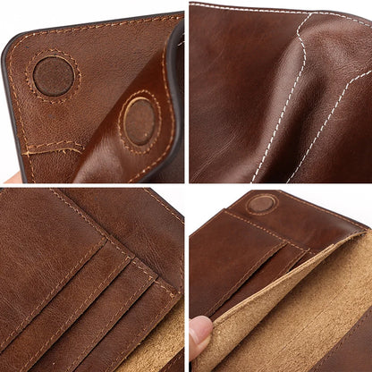 100% Cow Hide Genuine Leather Protective Passport Holder
