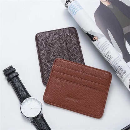 Fashion Slim Minimalist Wallet Leather Credit Card Holder