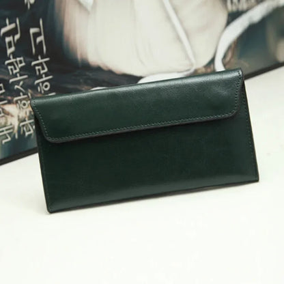 Elegant Leather Ladies Clutch Bag