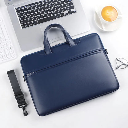 Leather Large Capacity Business Briefcase