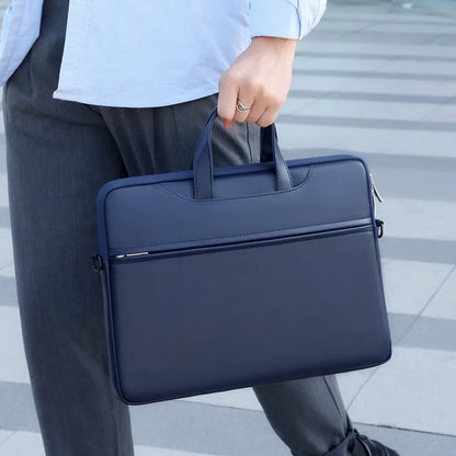 Leather Large Capacity Business Briefcase