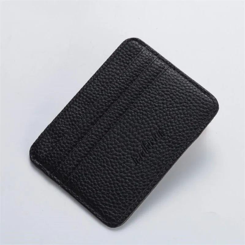 Fashion Slim Minimalist Wallet Leather Credit Card Holder